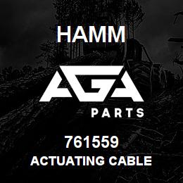 761559 Hamm ACTUATING CABLE | AGA Parts