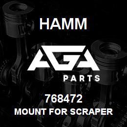 768472 Hamm MOUNT FOR SCRAPER | AGA Parts