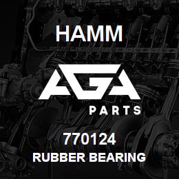 770124 Hamm RUBBER BEARING | AGA Parts