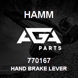 770167 Hamm HAND BRAKE LEVER | AGA Parts