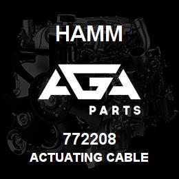 772208 Hamm ACTUATING CABLE | AGA Parts