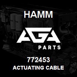 772453 Hamm ACTUATING CABLE | AGA Parts