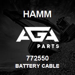 772550 Hamm BATTERY CABLE | AGA Parts