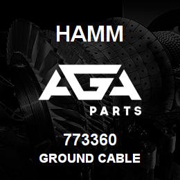 773360 Hamm GROUND CABLE | AGA Parts