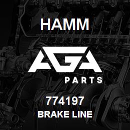 774197 Hamm BRAKE LINE | AGA Parts