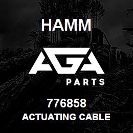 776858 Hamm ACTUATING CABLE | AGA Parts