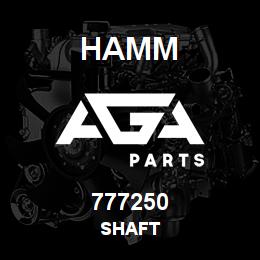 777250 Hamm SHAFT | AGA Parts