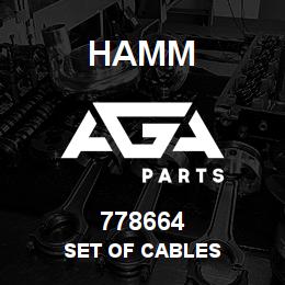 778664 Hamm SET OF CABLES | AGA Parts