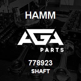 778923 Hamm SHAFT | AGA Parts