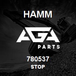 780537 Hamm STOP | AGA Parts