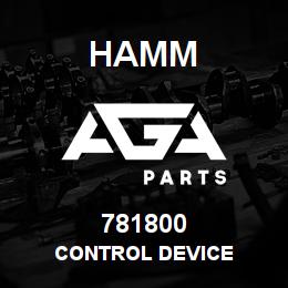 781800 Hamm CONTROL DEVICE | AGA Parts