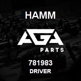 781983 Hamm DRIVER | AGA Parts