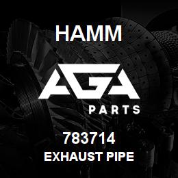 783714 Hamm EXHAUST PIPE | AGA Parts