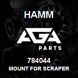 784044 Hamm MOUNT FOR SCRAPER | AGA Parts