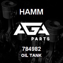 784982 Hamm OIL TANK | AGA Parts