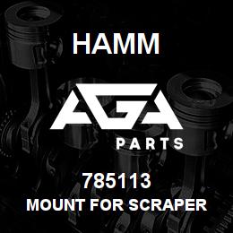785113 Hamm MOUNT FOR SCRAPER | AGA Parts