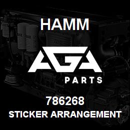 786268 Hamm STICKER ARRANGEMENT | AGA Parts