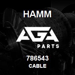 786543 Hamm CABLE | AGA Parts
