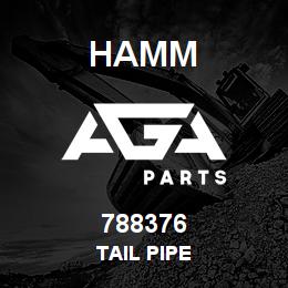 788376 Hamm TAIL PIPE | AGA Parts
