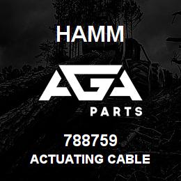 788759 Hamm ACTUATING CABLE | AGA Parts