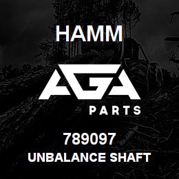 789097 Hamm UNBALANCE SHAFT | AGA Parts