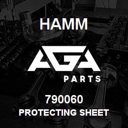 790060 Hamm PROTECTING SHEET | AGA Parts