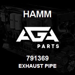 791369 Hamm EXHAUST PIPE | AGA Parts
