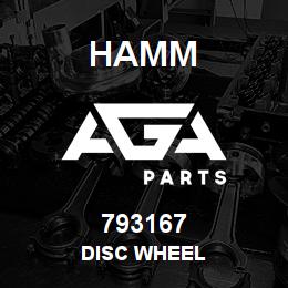 793167 Hamm DISC WHEEL | AGA Parts