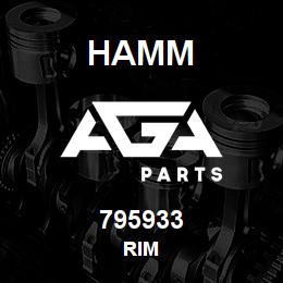 795933 Hamm RIM | AGA Parts