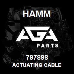 797898 Hamm ACTUATING CABLE | AGA Parts