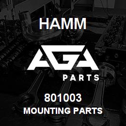 801003 Hamm MOUNTING PARTS | AGA Parts