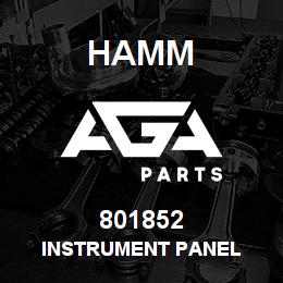 801852 Hamm INSTRUMENT PANEL | AGA Parts
