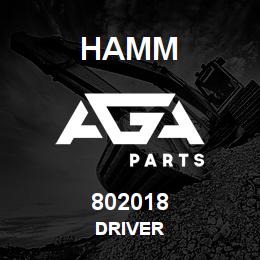 802018 Hamm DRIVER | AGA Parts