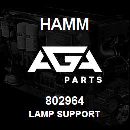 802964 Hamm LAMP SUPPORT | AGA Parts