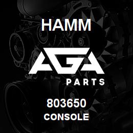 803650 Hamm CONSOLE | AGA Parts