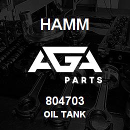 804703 Hamm OIL TANK | AGA Parts