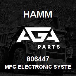 806447 Hamm MFG ELECTRONIC SYSTEM | AGA Parts
