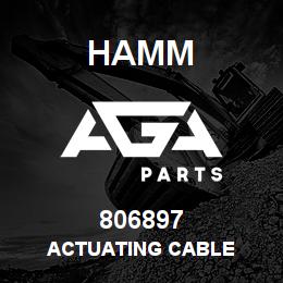 806897 Hamm ACTUATING CABLE | AGA Parts
