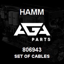 806943 Hamm SET OF CABLES | AGA Parts