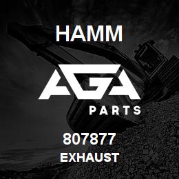 807877 Hamm EXHAUST | AGA Parts