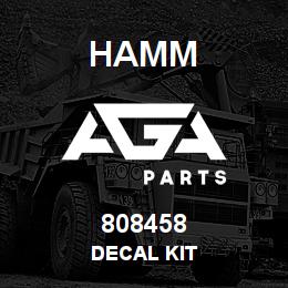 808458 Hamm DECAL KIT | AGA Parts