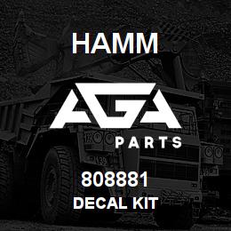 808881 Hamm DECAL KIT | AGA Parts