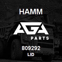 809292 Hamm LID | AGA Parts