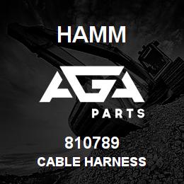 810789 Hamm CABLE HARNESS | AGA Parts