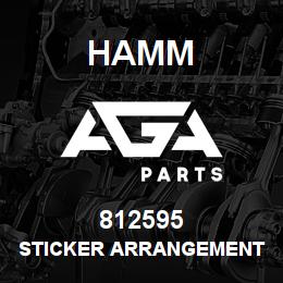 812595 Hamm STICKER ARRANGEMENT | AGA Parts