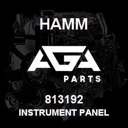 813192 Hamm INSTRUMENT PANEL | AGA Parts