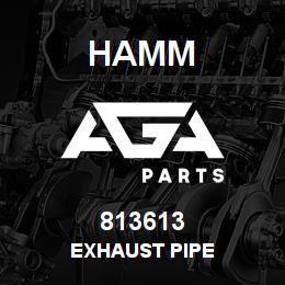 813613 Hamm EXHAUST PIPE | AGA Parts