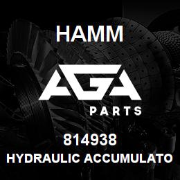 814938 Hamm HYDRAULIC ACCUMULATOR | AGA Parts