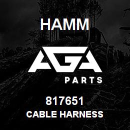 817651 Hamm CABLE HARNESS | AGA Parts