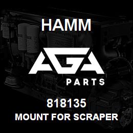818135 Hamm MOUNT FOR SCRAPER | AGA Parts